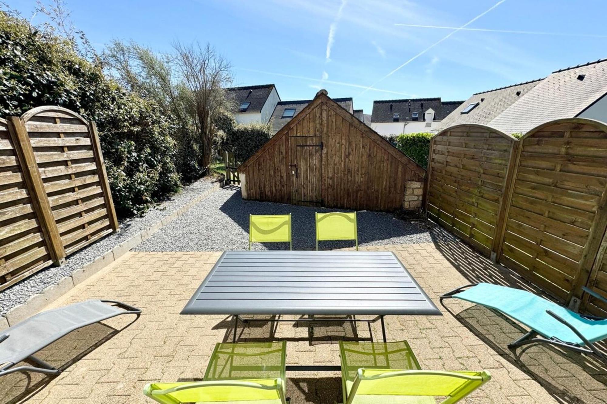 Charmante Maisonnette Terrasse - Proche Plages Guidel Esterno foto